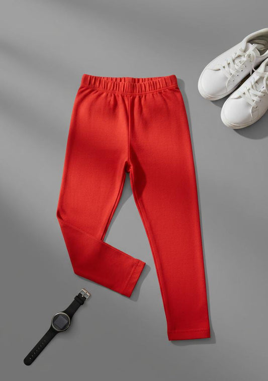 PREMIUM QUALITY SUMMER TIGHTS MADE IN PURE LYCRA JERSEY-RED