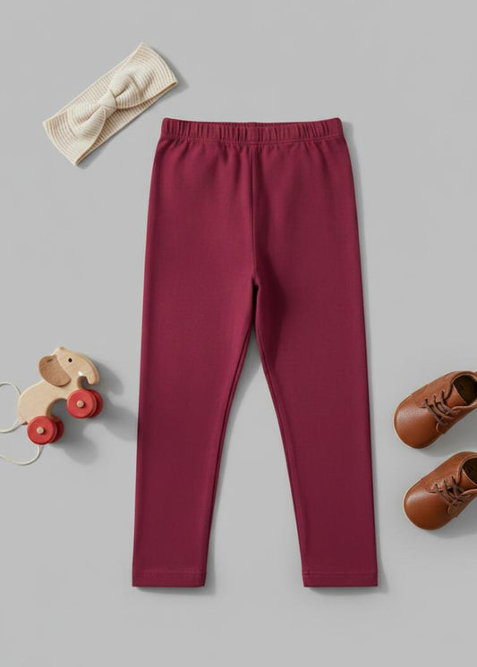 PREMIUM QUALITY SUMMER TIGHTS MADE IN PURE LYCRA JERSEY-MEHROON