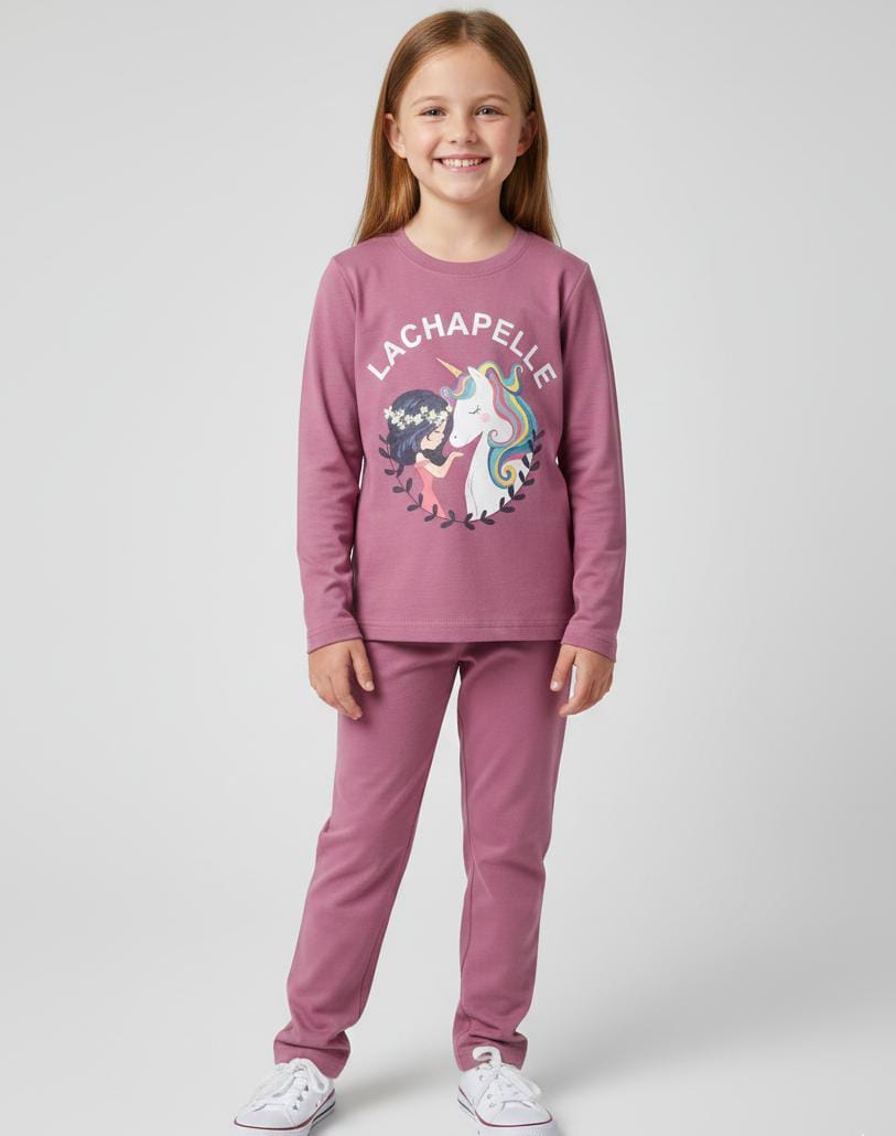 KIDS LIGHT WEIGHT ULTRA SOFT MALAI SUIT MADE IN COTTON-PURPLE