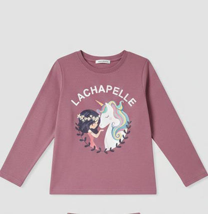 KIDS LIGHT WEIGHT ULTRA SOFT MALAI SUIT MADE IN COTTON-PURPLE