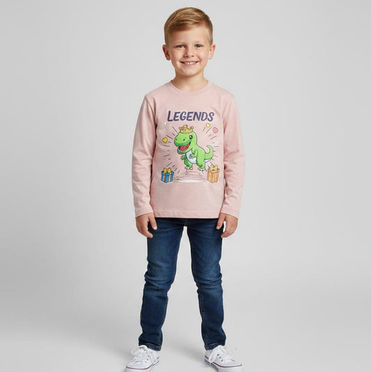 FULL SLEEVE COTTON JERSEY SHIRT-BABY PINK