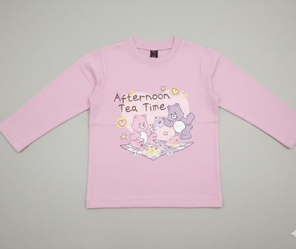 FULL SLEEVE T SHIRT IN PURE COTTON JERSEY-PINK