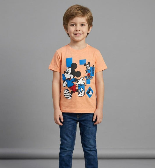 BOYS HALF SLEEVE T SHIRT FOR SUMMERS MADE IN COTTON