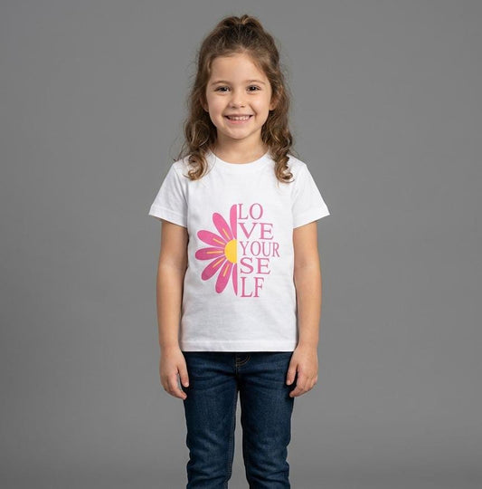 GIRLS HALF SLEEVE T SHIRT FOR SUMMERS MADE IN COTTON
