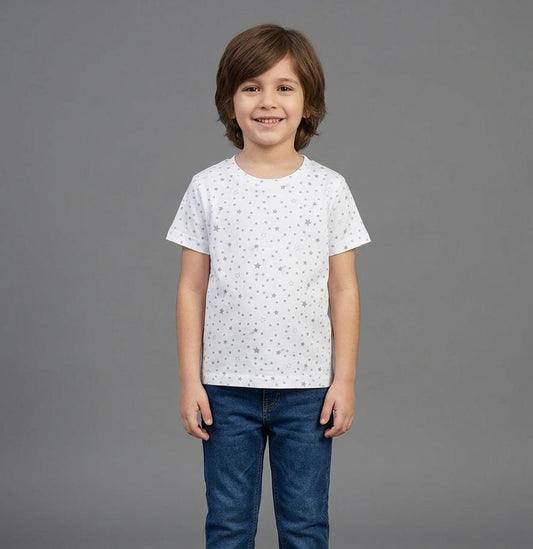 BOYS HALF SLEEVE T SHIRT FOR SUMMERS MADE IN COTTON