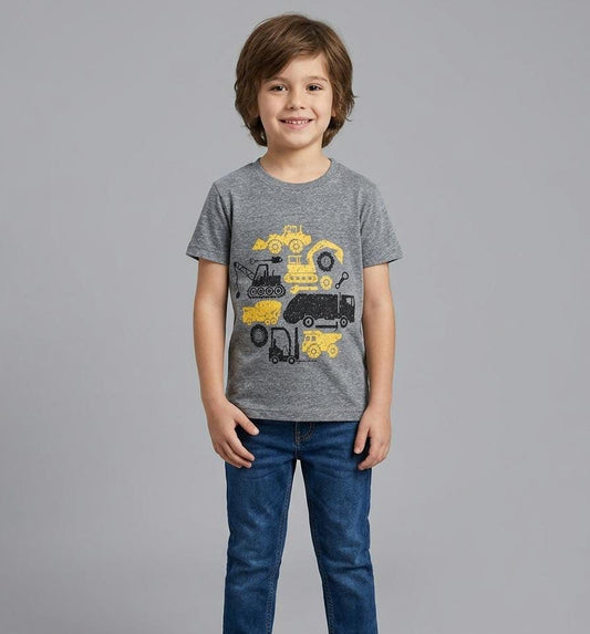 BOYS HALF SLEEVE T SHIRT FOR SUMMERS MADE IN COTTON
