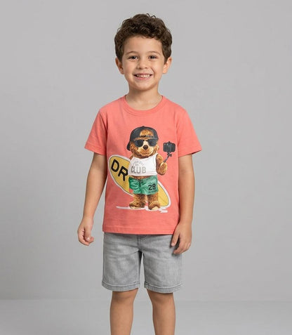 BOYS HALF SLEEVE COTTON JERSEY T SHIRT FOR SUMMERS