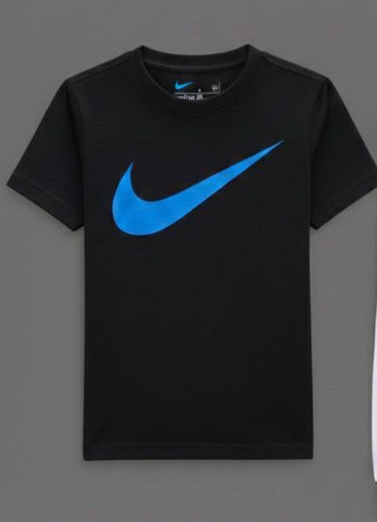 BOYS COTTON JERSEY LIGHT WEIGHT TRACKSUIT-BLACK