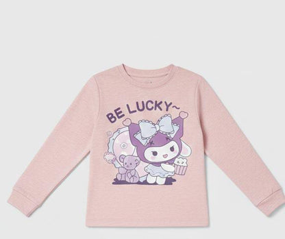 KIDS LIGHT WEIGHT ULTRA SOFT MALAI SUIT MADE IN COTTON-PINK