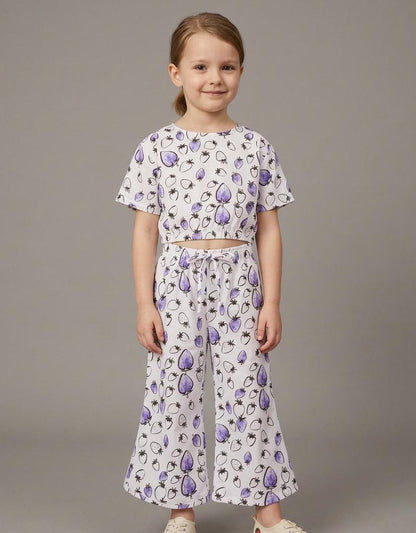 GIRL'S SCATE FISH SUIT! GIRLS TRENDY AND COMFORTABLE OUTFIT IN BEAUTIFUL PRINTS MADE IN PURE COTTON