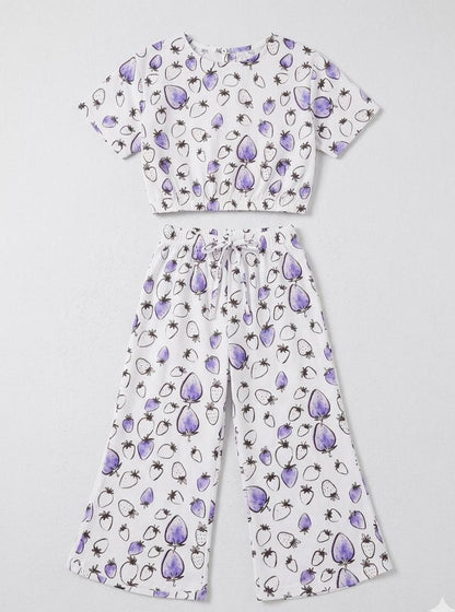 GIRL'S SCATE FISH SUIT! GIRLS TRENDY AND COMFORTABLE OUTFIT IN BEAUTIFUL PRINTS MADE IN PURE COTTON