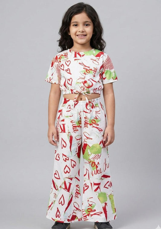 GIRL'S SCATE FISH SUIT! GIRLS TRENDY AND COMFORTABLE OUTFIT IN BEAUTIFUL PRINTS MADE IN PURE COTTON